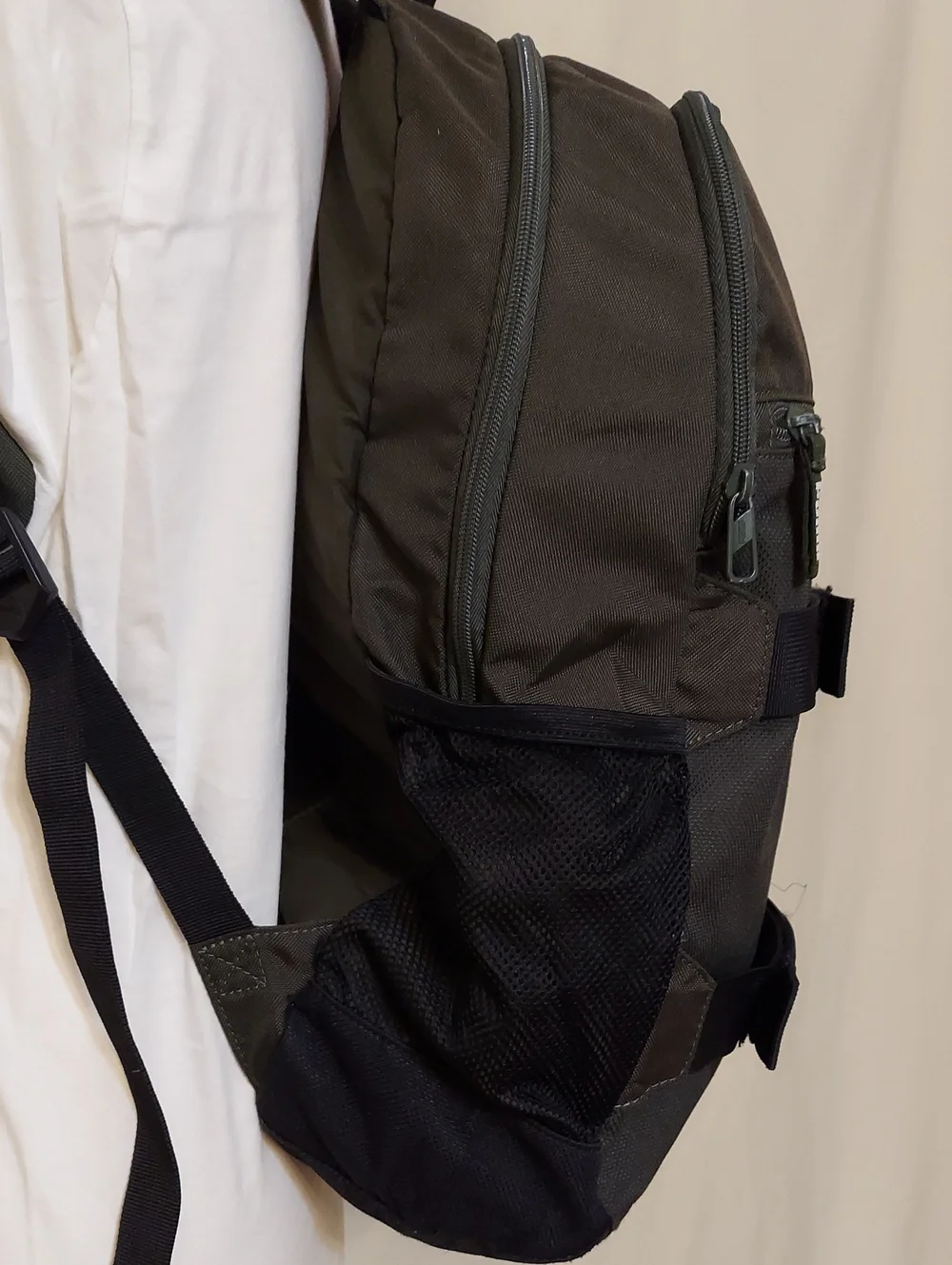 Puma Olive Green and Black Backpack